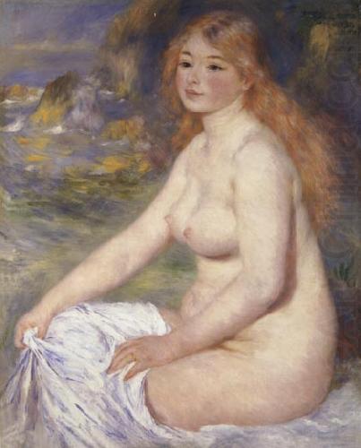 Pierre Renoir Blonde Bather china oil painting image